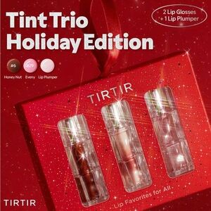TIRTIR Official Lip Tint Trio Holiday Edition - 2 Lip Glosses & 1 Plumper- BNIB